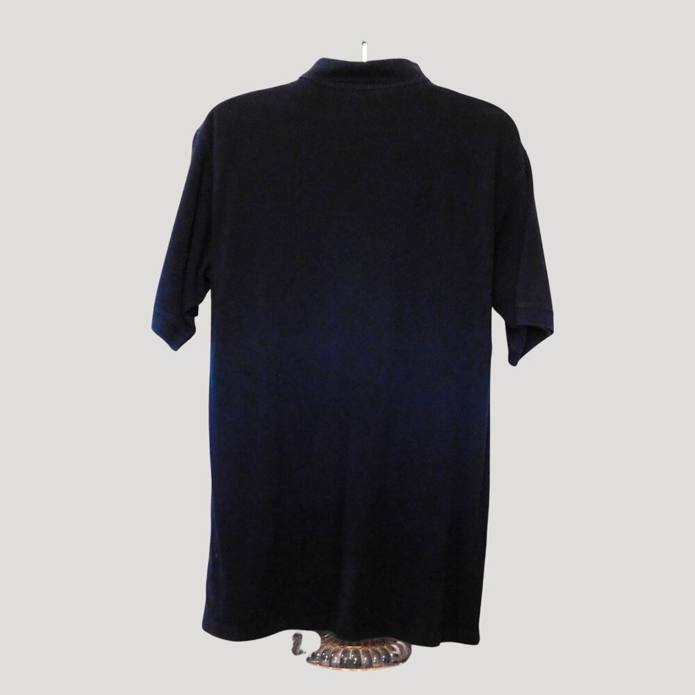 Big Dogs Polo Shirt Mens XL Navy Blue Embroidered Logo Short Sleeve Cotton - Picture 4 of 5